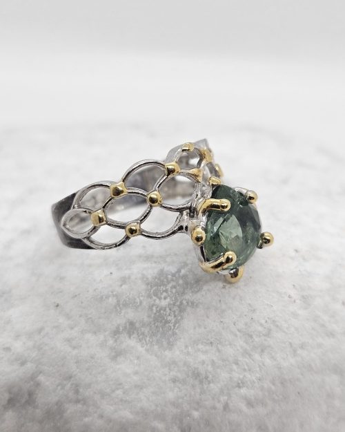 Anello in Argento e Verdelite