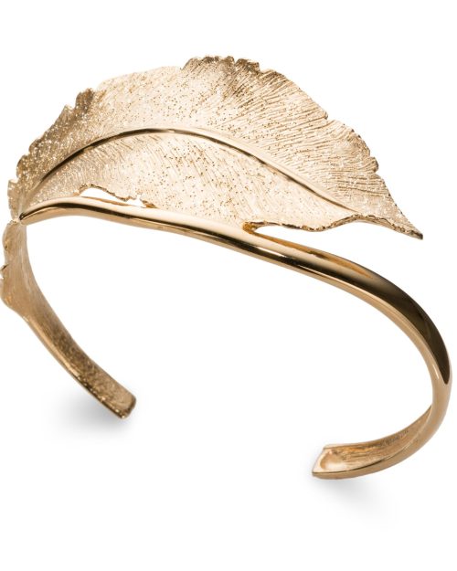 Bracciale foglia oro