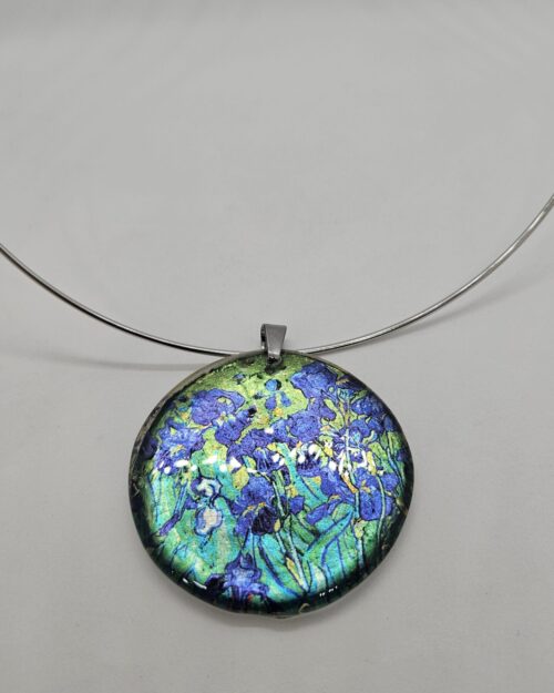 Collana in resina, Iris Van Gogh